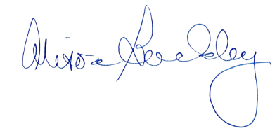 Alison Buckley signature