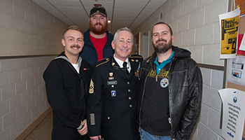 group of 4 male veterans