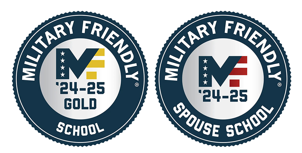 Military Friendly and Military Spouse Friendly school badges