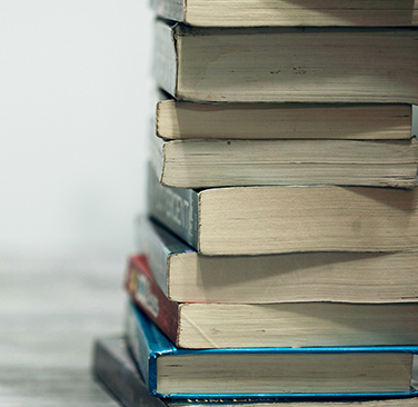 pile of books