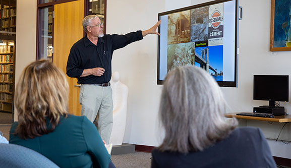 Mark Stewart teaching