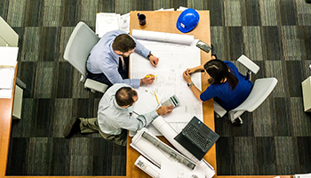 meeting seen from above