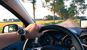 steering wheel view