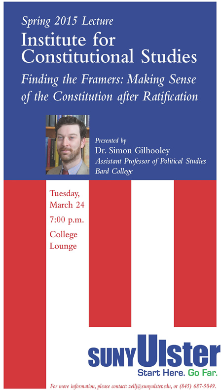 Poster for 2015 Institute for Constitutional Studies
